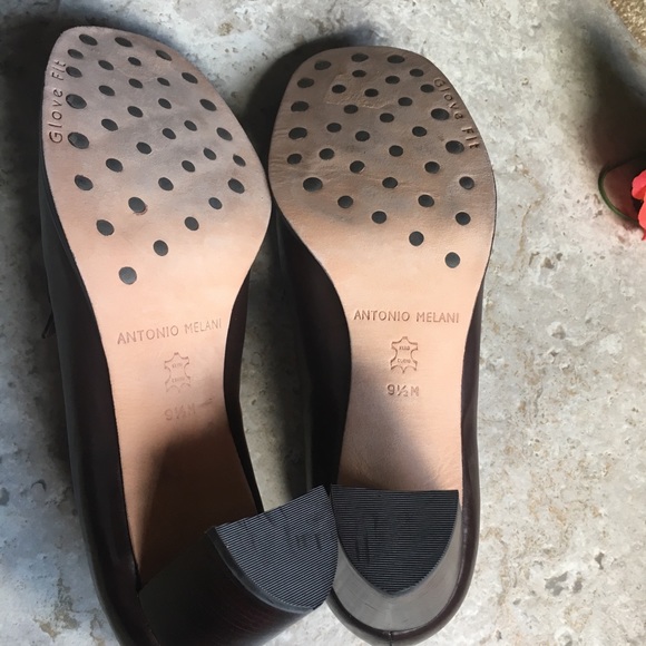 Antonio Melani A6 “Pretty” brown chunky heels NWOT - Picture 5 of 8